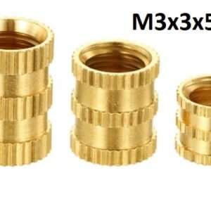 Inserto Roscado M3 - 3cm x 5cm